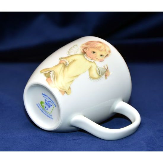 Hrnek (hrneček) Harry střední 200 ml, anděl - žlutý, Český porcelán a.s.