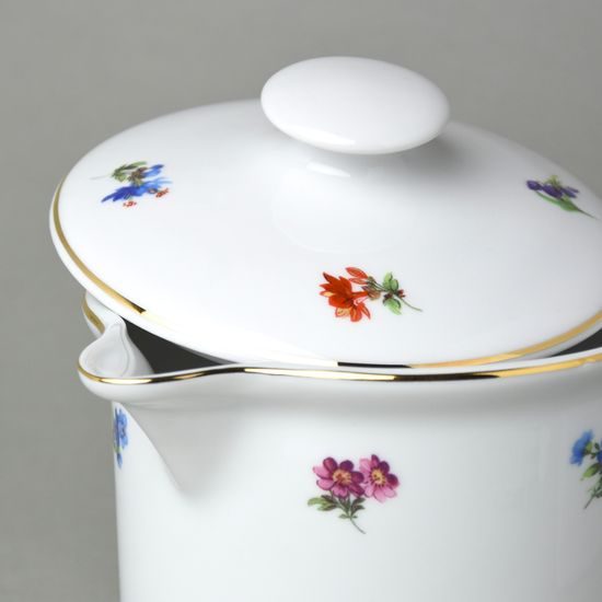 Hrnek vařák s hubičkou velký a víčkem 900 ml, rakouská házenka, Český porcelán a.s.