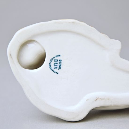 Chrt ležící 19 x 7,5 x 9,5 cm, Luxor, Porcelánové figurky Duchcov