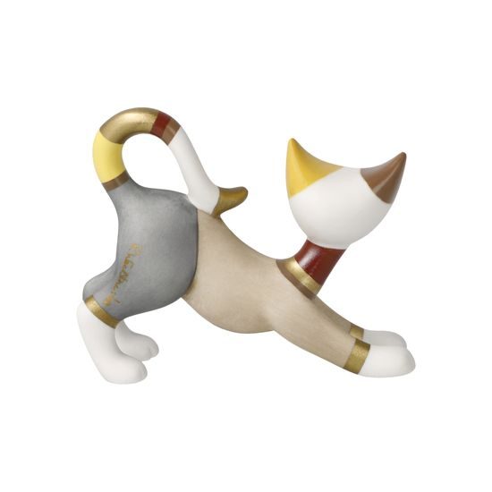 Cat Leni 8 / 3 / 7cm, biscuit china, Cats Goebel R. Wachtmeister