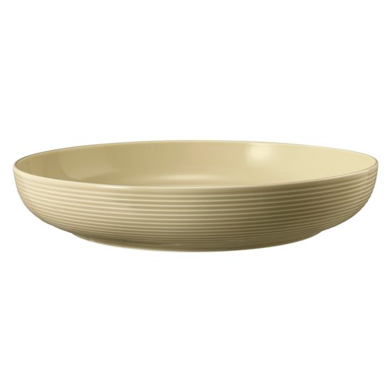 Beat sand-beige color glaze: Bowl 28 cm, Seltmann porcelain