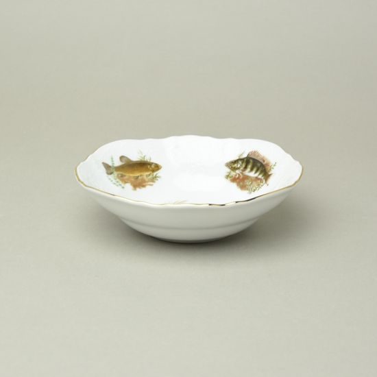 Bowl 16 cm, Thun 1794, karlovarský porcelán, BERNADOTTE fishing