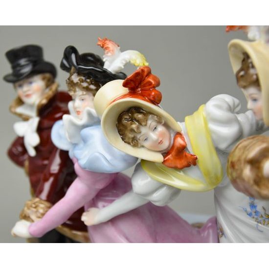 Ice-sport 32 x 13 x 25 cm, Felix Zeh, Porzellanmanufaktur Scheibe-Alsbach