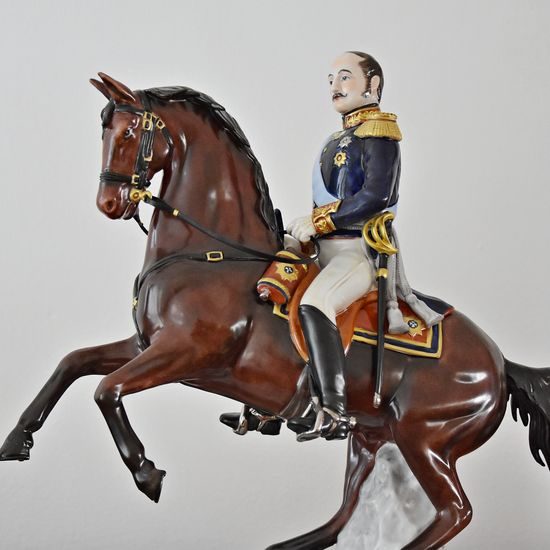 Nicholas I., 39 x 15 x 37 cm, Porcelain Figures Gläserne Porzellanmanufaktur