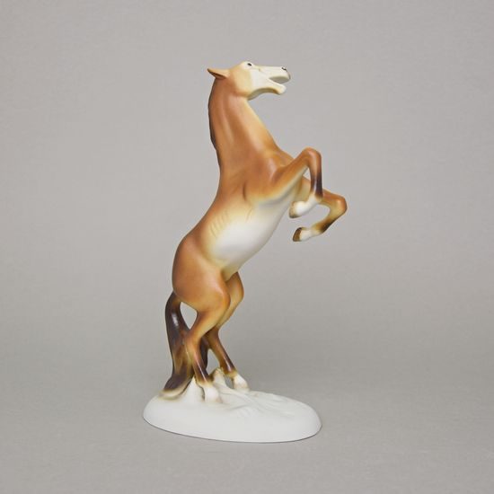 Horse (small) 12,5 x 7 x 20 cm, pastel, Porcelain Animal Figures Duchcov