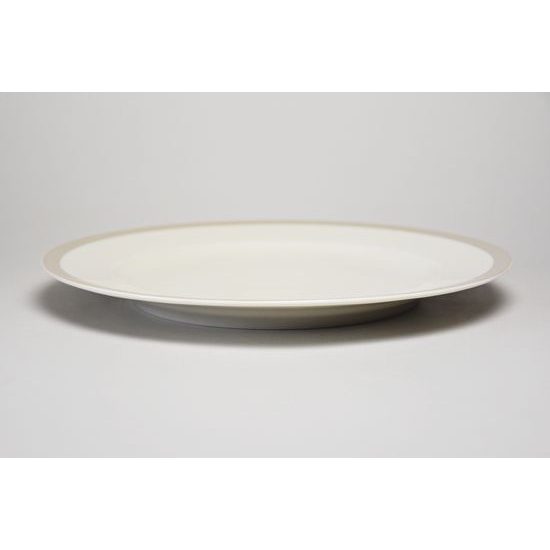 Nina Ivory 29423GT: Dinner Plate 27 cm, Thun 1794, Carlsbad Porcelain