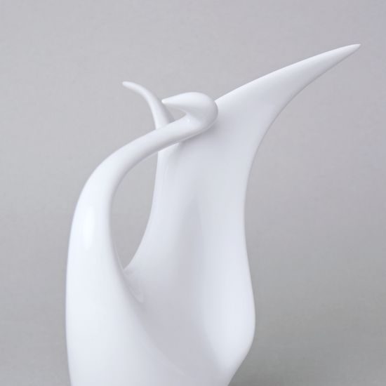 Labuť 18 x 13,5 x 17,3 cm, bílé, Porcelánové figurky Duchcov