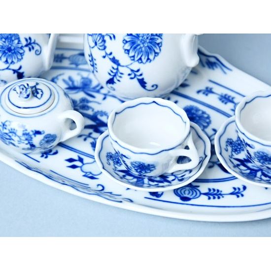 Souprava kávová mini 8 dílná, Cibulák, originální z Dubí