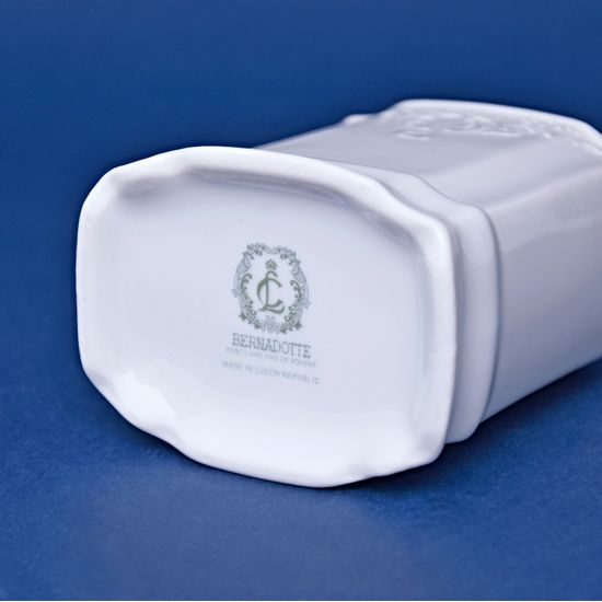 Víčko k kořence 150 ml, 12,4 cm, Thun 1794, karlovarský porcelán, BERNADOTTE bílá