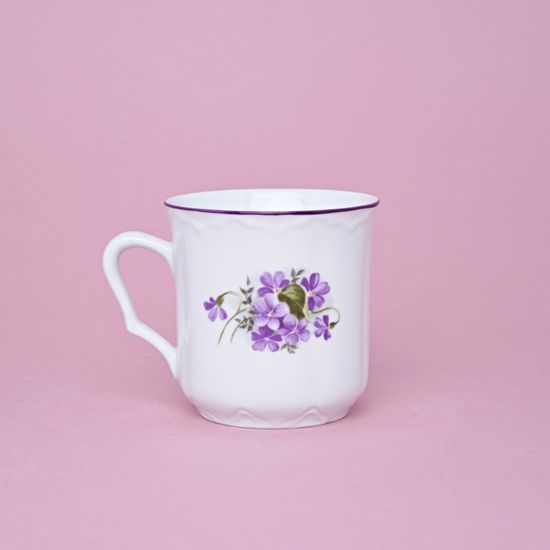 Mug Karel 0,27 l, Violet, Cesky porcelan a.s.