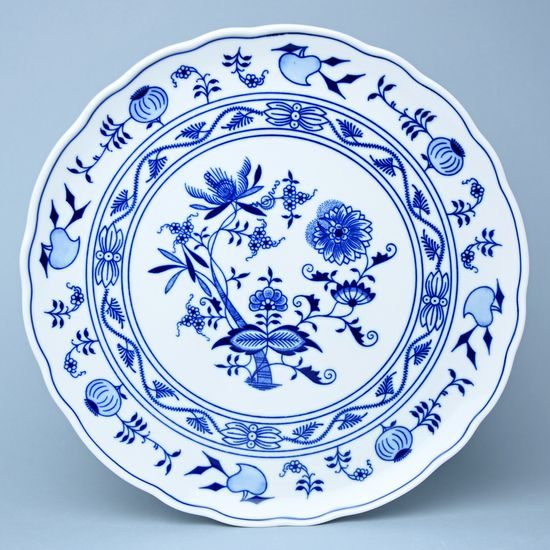 Cake plate 31 cm, Original Blue Onion Pattern