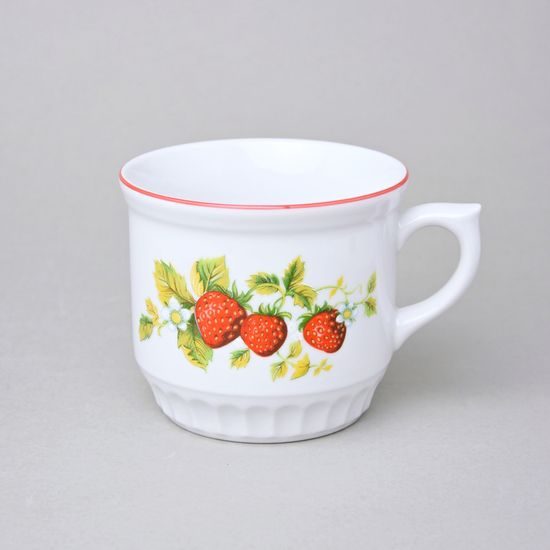 Hrnek Selský 420 ml, jahody, Český porcelán a.s.