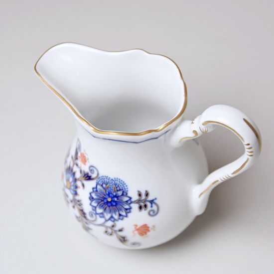 Mlékovka vysoká 250 ml, rubínová červeň + zlato + cibulák, Český porcelán a.s.