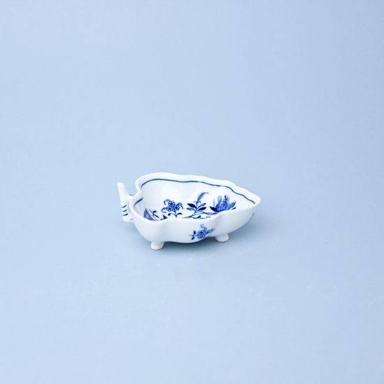 Cukřenka list na nožkách 10,8 cm, Cibulák, originální z Dubí