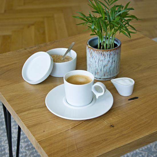 RESET, Podšálek 15 cm (Espresso, Cappuccino, Tea), design Tomáš Vrána, Český porcelán a.s.