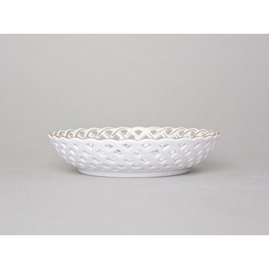 Bowl round perforated 18 cm, Hazenka, Cesky porcelan a.s.