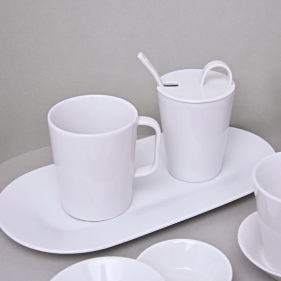 Bohemia White,Tea set, Pelcl design, Cesky porcelan a.s.