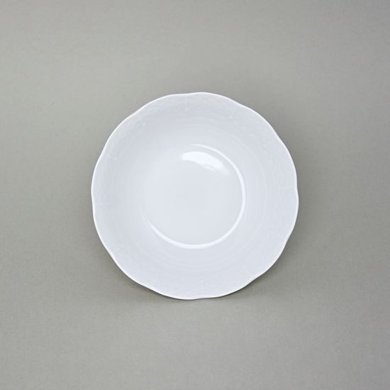 Bowl 13 cm, Thun 1794 Carlsbad porcelain, Natalie white