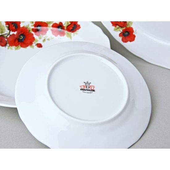 Talířová sada pro 6 osob 26-24-19, Vlčí mák, Český porcelán a.s.