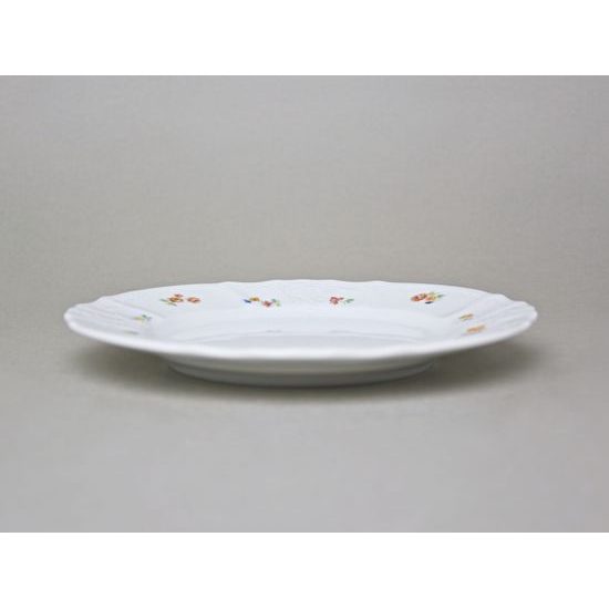 Talíř desertní 19 cm, Thun 1794, karlovarský porcelán, BERNADOTTE házenka