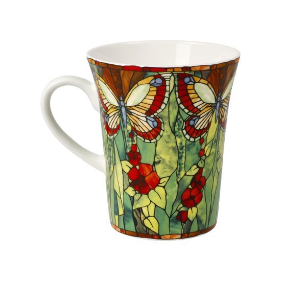 Mug L.C.Tiffany - Butterflies, 400 ml, Fine Bone China, Goebel