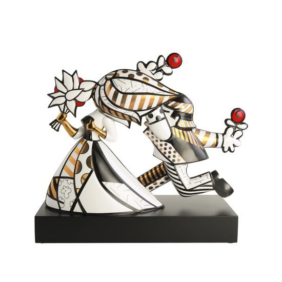 Figurine Romero Britto - Golden Follow Me, 48 / 17 / 41 cm, Porcelain, Goebel