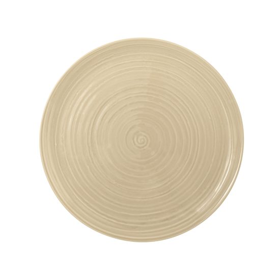Terra BEIGE: Talíř klubový / mísa mělká kulatá 31 cm, porcelán Seltmann