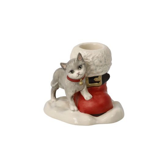 Candle holder Let´s cuddle, 8 / 8 / 7 cm, stoneware, Goebel