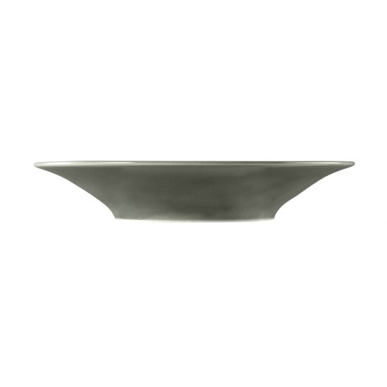 Beat pearl-grey: Plate deep 22,5 cm, Seltmann porcelain