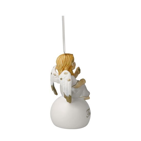 Angel bell dreams 5 / 5 / 9 cm, biscuit porcelain, Goebel