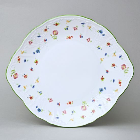 Cake plate 27 cm, Thun 1794, Carlsbad porcelain, BERNADOTTE 7570a57