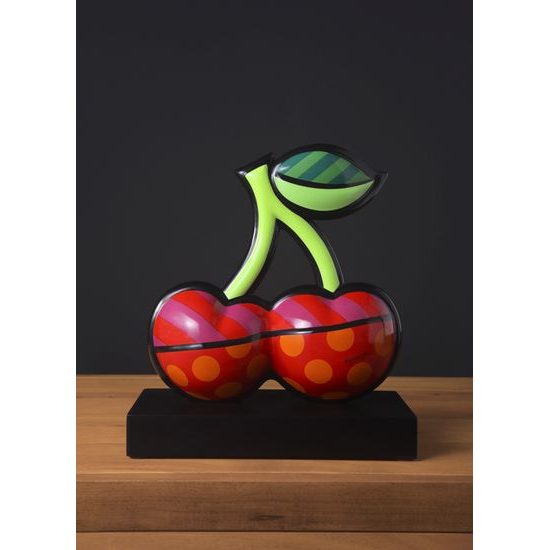 Figurine Cherries 30 / 15 / 33 cm, porcelain, R. Britto, Goebel