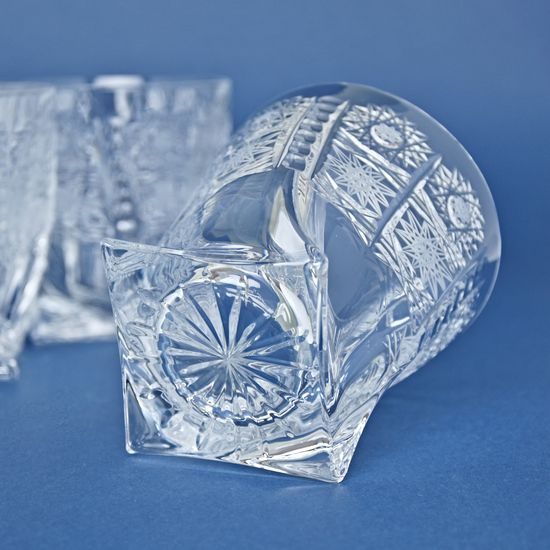 Quadro - 500PK, sada odlivka whisky 340 ml, 6 ks., Crystalite Bohemia