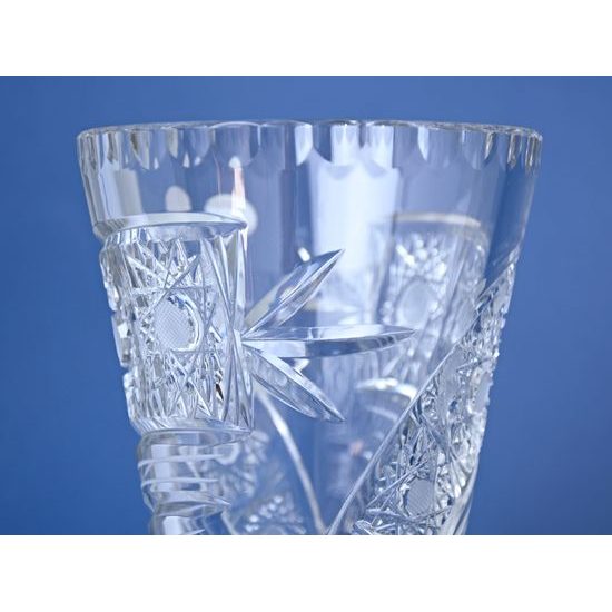 Křišťálová váza broušená - Kometa, 255 mm, Crystal BOHEMIA