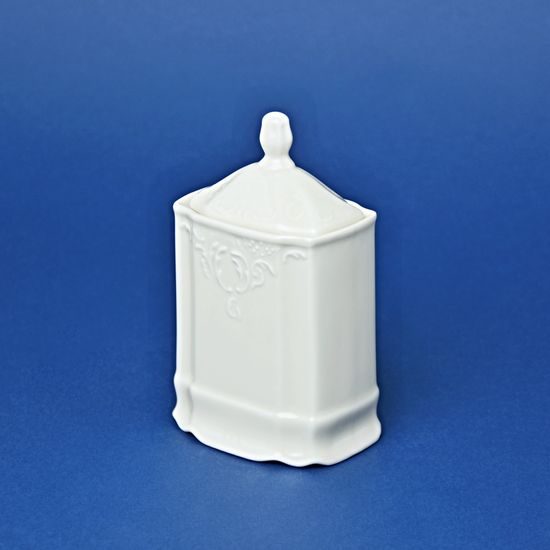 Spice box 150 ml, 12,4 cm, Thun 1794, karlovarský porcelán, BERNADOTTE ivory
