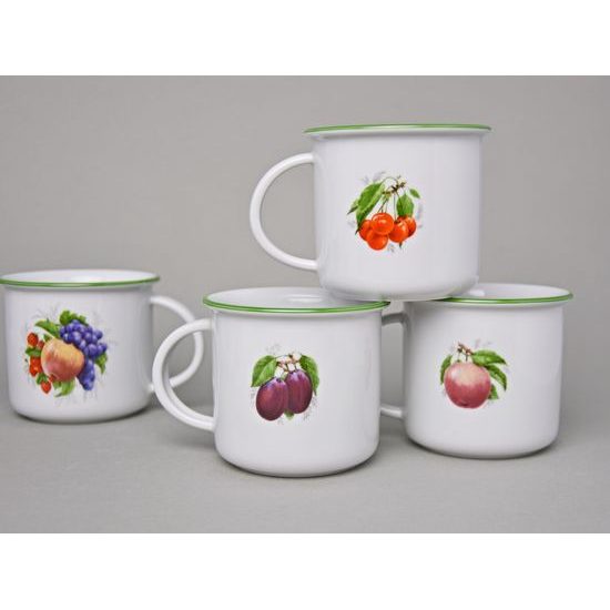 Mug Tina 0,24 l, 6 pcs., Fruits, Cesky porcelan a.s.