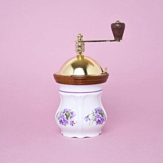 Coffee mill Aneta 21 cm, Violet, Cesky porcelan a.s.