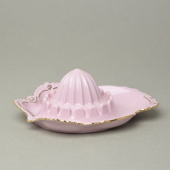 Lis na citrón 15,6 cm, Lenka 563, Růžový porcelán z Chodova