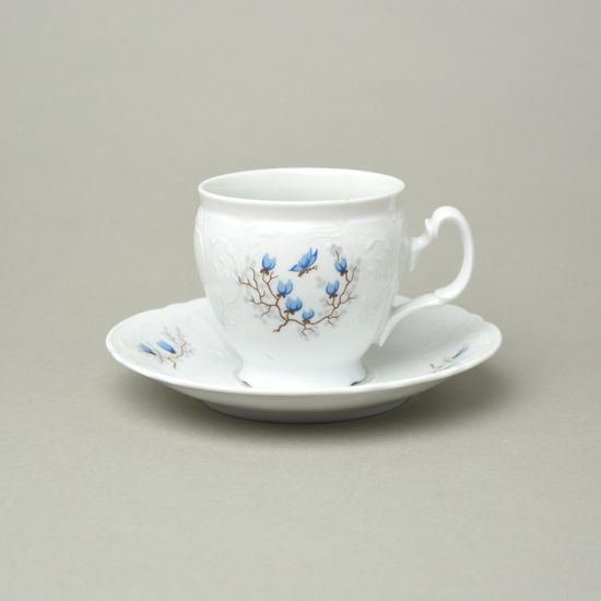 Šálek 220 ml + podšálek 15,5 cm, Thun 1794, karlovarský porcelán, BERNADOTTE motýli