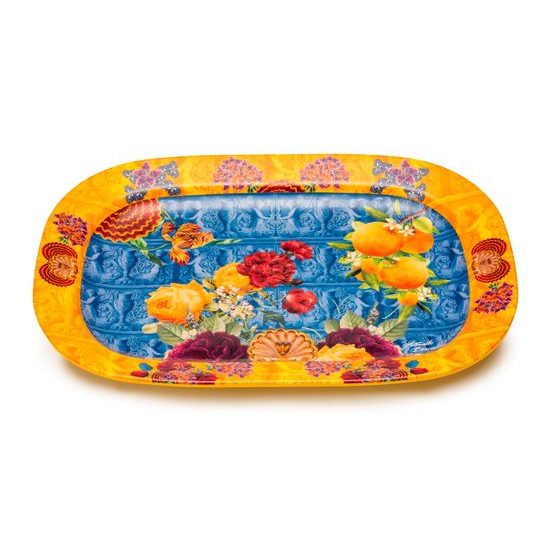 Podnos obří 43 x 32 cm, melamin, Foulard, Lamart: Palais Royal