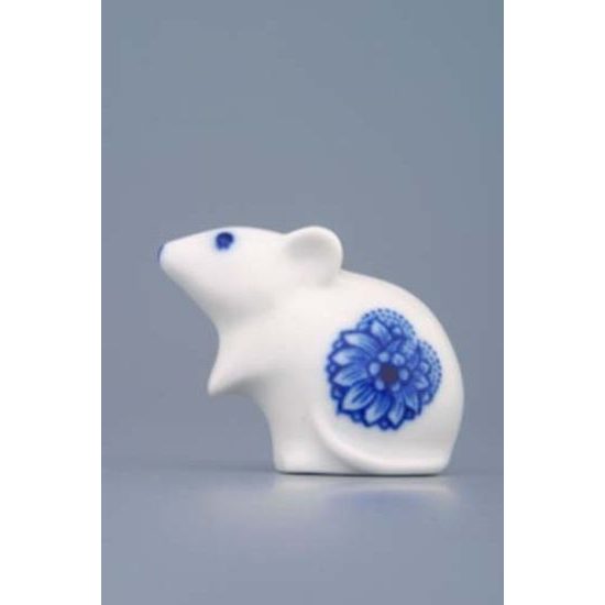 Mouse 5 cm, Original Blue Onion Pattern, QII