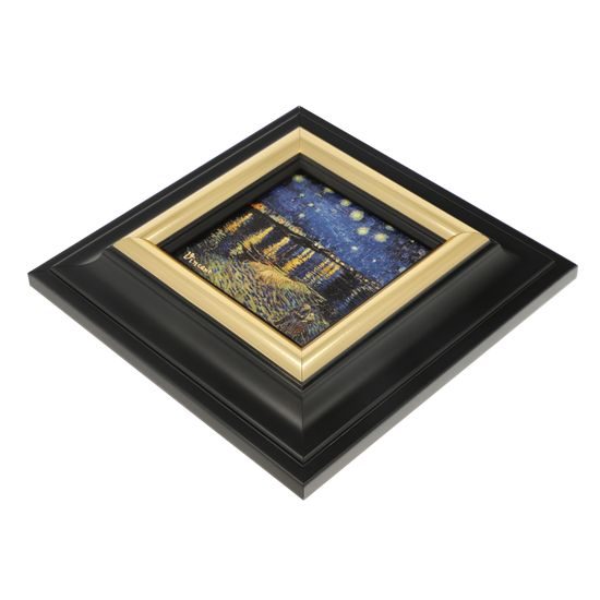 Hvězdná noc nad Rhonou, 18,5 / 3 / 18,5 cm, porcelán, V. van Gogh, Goebel