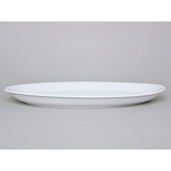 Dish oval 36 cm, Coups white, Thun 1794, karlovarský porcelán