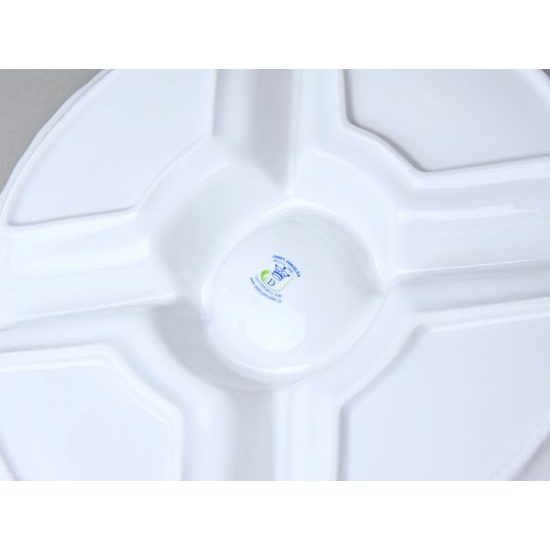 4-Compartment dish 32 cm, Český porcelán a.s., husy