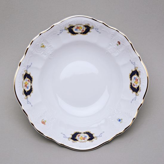 Bowl compot 25 cm, Thun 1794 Carlsbad porcelain, BERNADOTTE arms