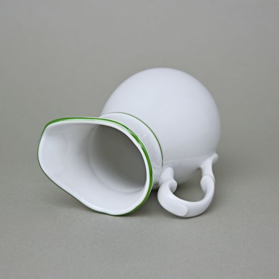 7047703: Creamer 250 ml, Thun 1794, karlovarský porcelán, NATÁLIE light green lines