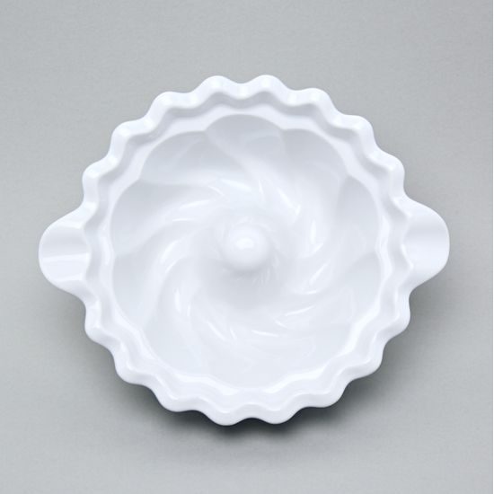 Baking form for "Bábovka" cake 27 cm, Thun 1794 Carlsbad porcelain, BLUE CHERRY