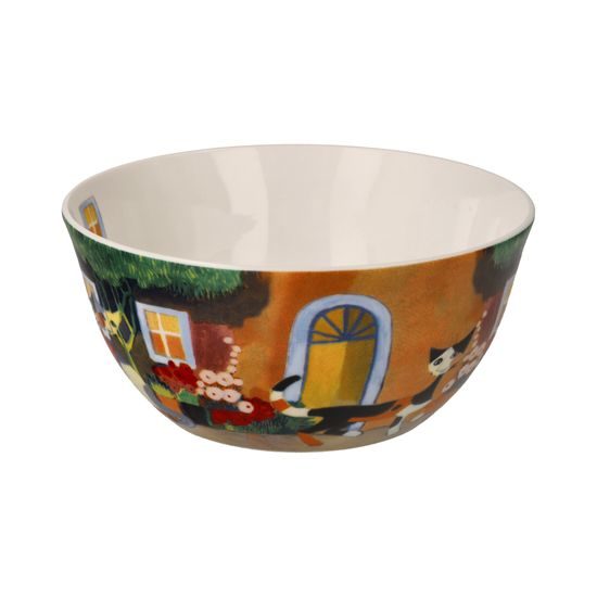 Bowl R. Wachtmeister - Una bellissima giornata, 15 / 15 / 7 cm, Fine Bone China, Cats Goebel