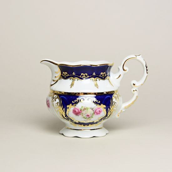 440: Tea set for 6 pers., Sonata, cobalt blue plus rose, Leander 1907