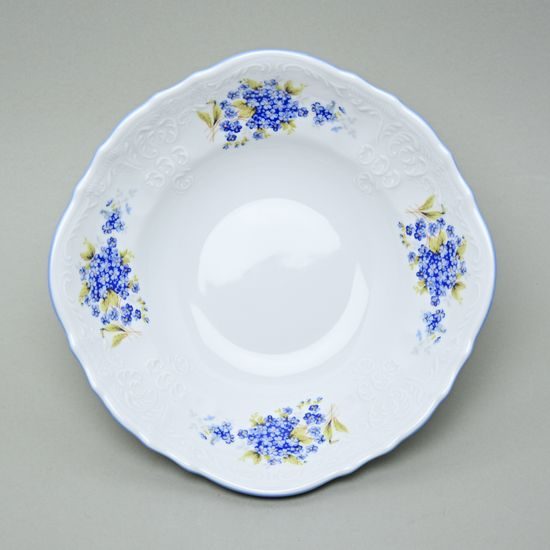 Mísa hluboká 23 cm, Thun 1794, karlovarský porcelán, BERNADOTTE pomněnka